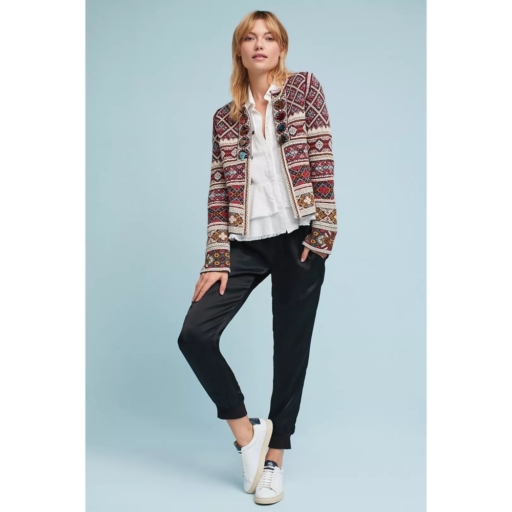 Aldomartins X Anthropologie Inverness Alpaca Blend Cardigan Sweater Size 10